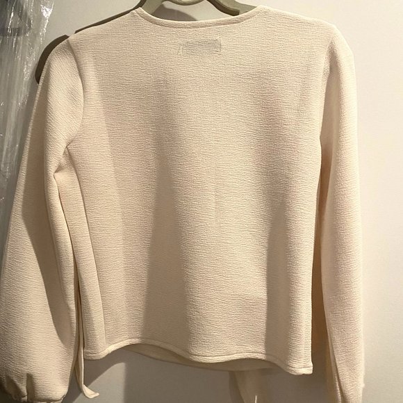 Madewell Texture & Thread Wrap Top Long Sleeve - Picture 7 of 8